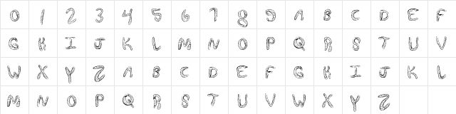 WurmFun Regular  glyph index