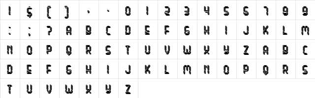 Gigabyte Regular  glyph index