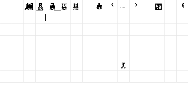 Santa Regular  glyph index