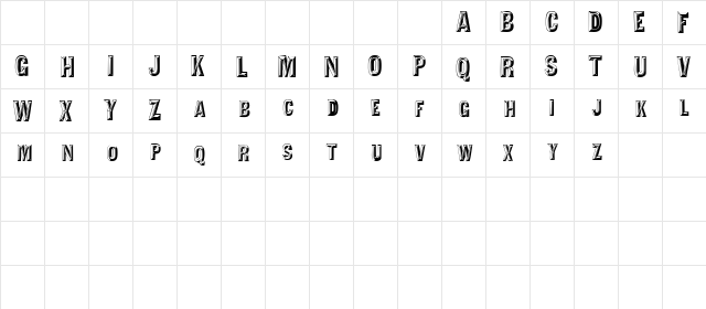 MoolahSCapsSSK Regular  glyph index