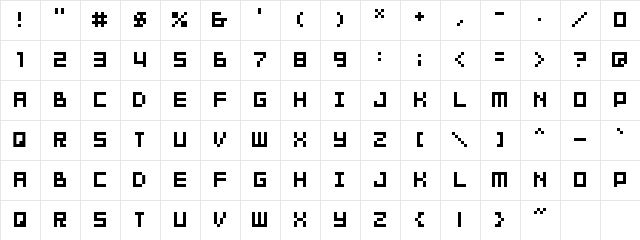 t0v3v4Version2 Regular  glyph index