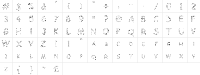 Chowes Regular  glyph index