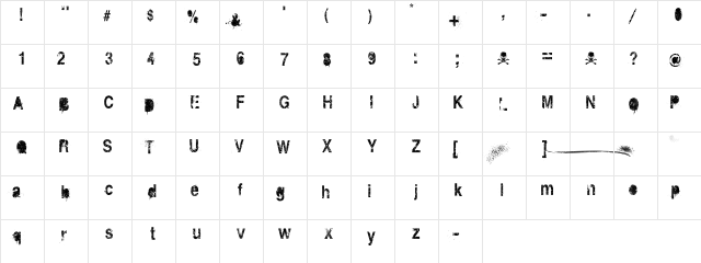 DIRT2 DEATH DIRT2 DEATH  glyph index