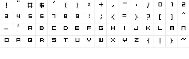 nontoxic_e1 Regular  glyph index