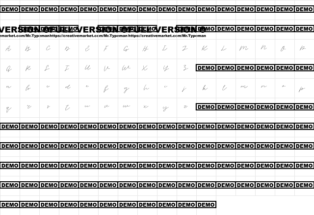 Albiol Regular  glyph index