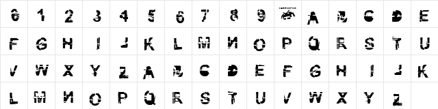 kibblez no bitz Regular  glyph index