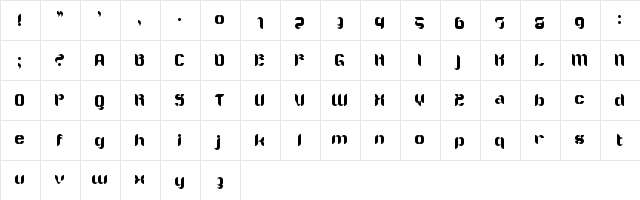 Launching A Similar One Regular  glyph index