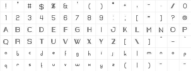 Zdyk Cancer Regular  glyph index
