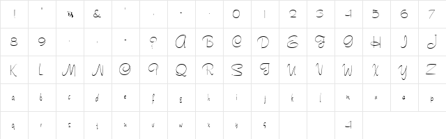 Tamarind Regular  glyph index