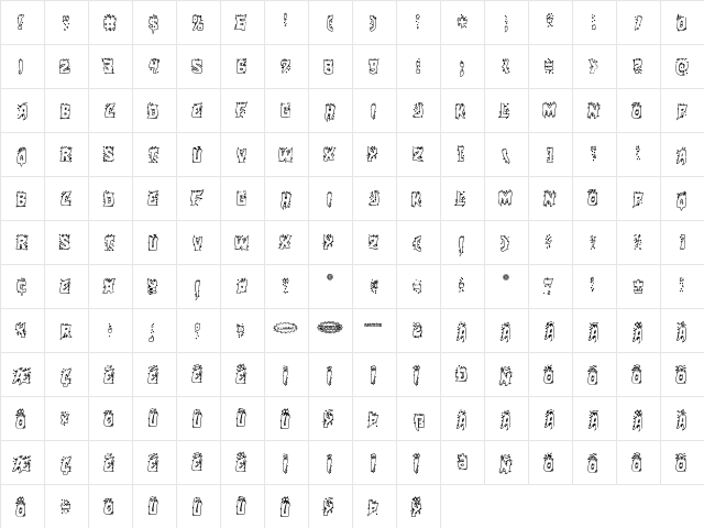 Hot Kiss Outline Outline  glyph index