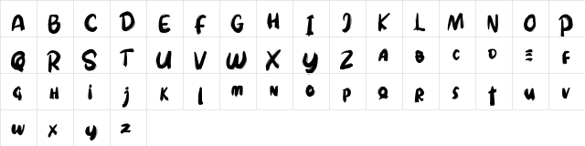Qunomy FREE Regular  glyph index