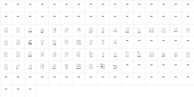 FT ScandinavianTitan2 White  glyph index