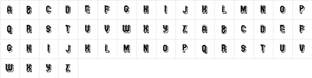 Gelatin Regular  glyph index