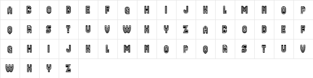 Yogurt Black Regular  glyph index