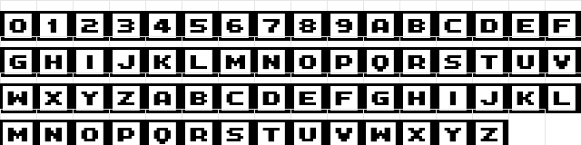 FFF Interface03b Regular  glyph index