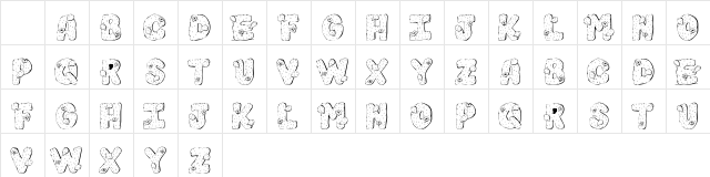 101! Cacti Regular  glyph index