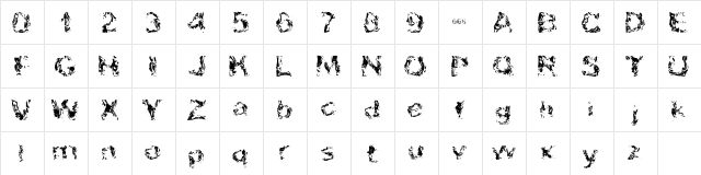 Apokalypto Regular  glyph index