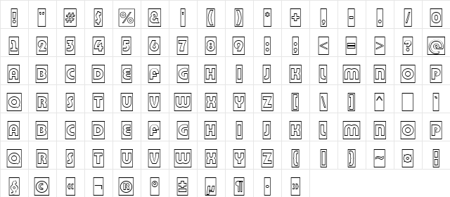 a_BighausTitulCmOtl Regular  glyph index