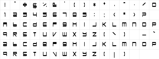 Dead Man Walking   glyph index