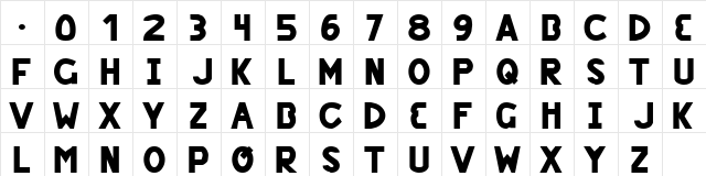 Picnic Generator Heavy  glyph index