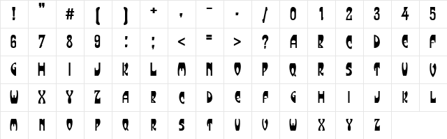 Art-Nouveau 1912 Regular  glyph index