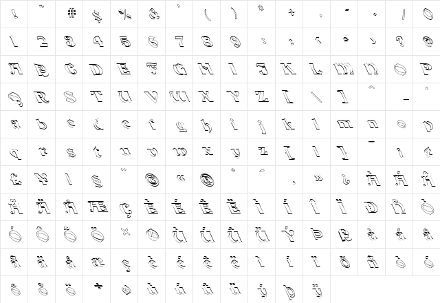 FZ JAZZY 19 HOLLOW LEFTY Normal  glyph index