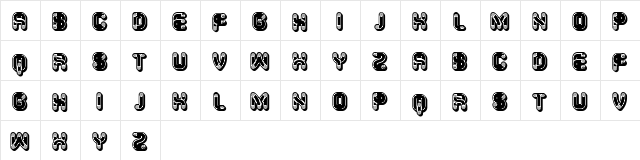 Rouleaux Light Regular  glyph index