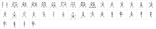 Atewaza Atewaza  glyph index