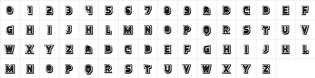 Catharsis Regular  glyph index