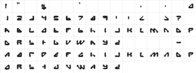 Backup Generation 1  glyph index