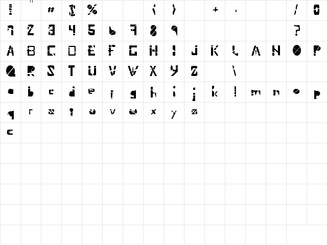 Xbox 360 stripe Regular  glyph index