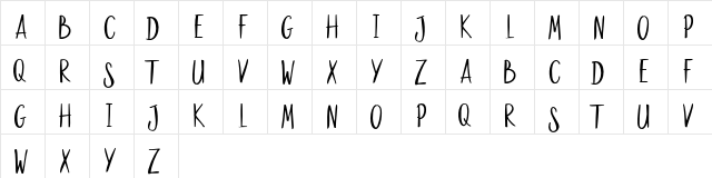 Goodies Alt2 Regular  glyph index