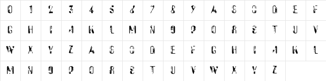 Sucata Spacial Regular  glyph index