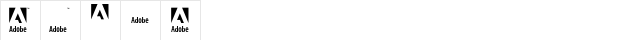 Adobe Corporate ID Adobe  glyph index