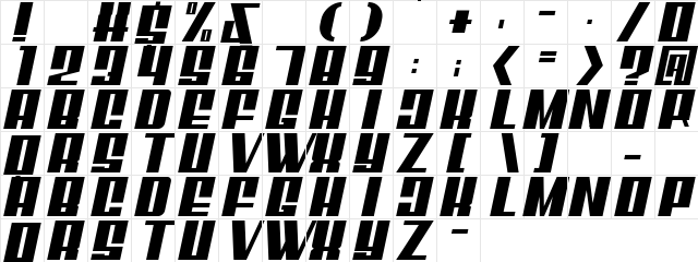 Mixbox Clean Italic Demo Clean Italic  glyph index