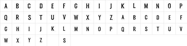 Melvis Free Rough  glyph index