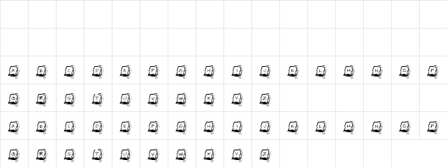 Dip Dip Regular  glyph index
