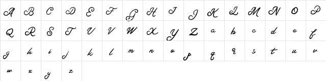 George FREE Regular  glyph index