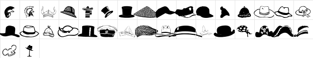 wwmhats Regular  glyph index