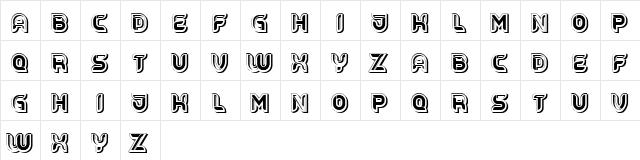 Rimes Regular  glyph index