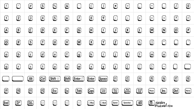 Betsy Flanagan Regular  glyph index
