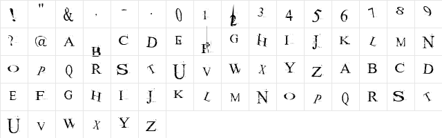 akoom Regular  glyph index