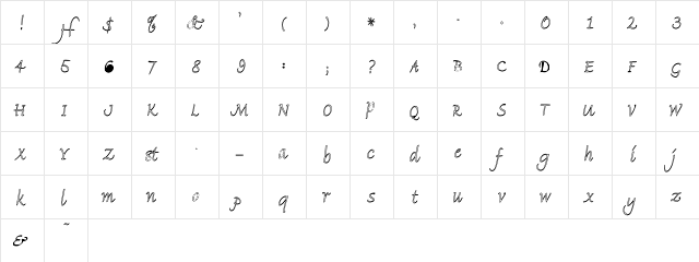 Pidemontal Regular  glyph index