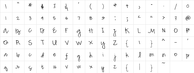 ck_mindi Medium  glyph index