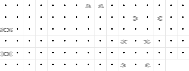 FoglihtenBPS01 Regular  glyph index