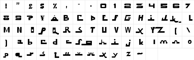 Know Future Normal  glyph index