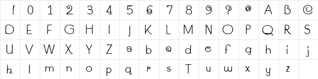 F4NAD Regular  glyph index