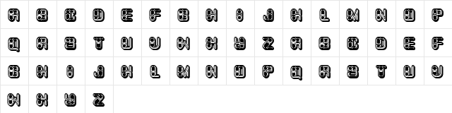 Memory Extravagant Regular  glyph index