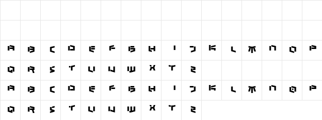 Badam Country Regular  glyph index