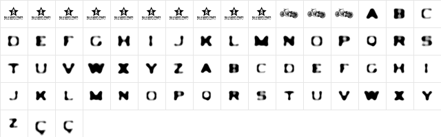 LEDLIGHT Regular  glyph index